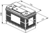 Μπαταρία BOSCH L4 034 DUAL PURPOSE  105AH 800A (EN)