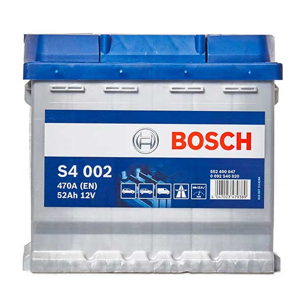Μπαταρία BOSCH S4002 52AH 470A (EN)