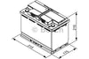 Μπαταρία BOSCH T3032 100AH 720A (EN)