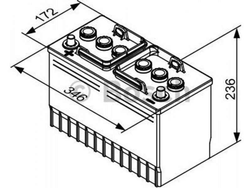 Μπαταρία BOSCH T3035 110AH 680A (EN)