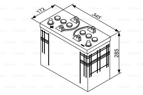 Μπαταρία BOSCH T3041 125AH 720A (EN)