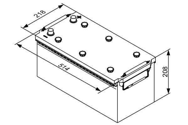 Μπαταρία BOSCH T3043 130AH 680A (EN)