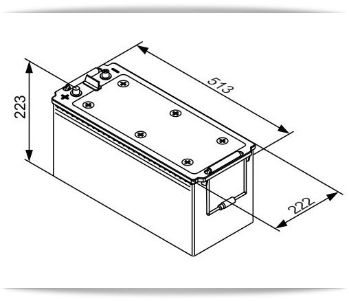 Μπαταρία BOSCH T3055 180AH 1400A (EN)