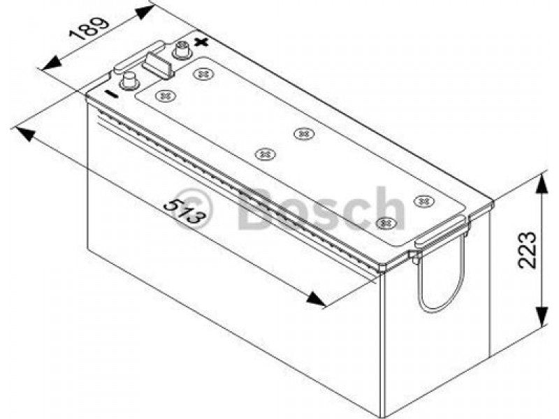 Μπαταρία BOSCH T5075 145AH 800A (EN)