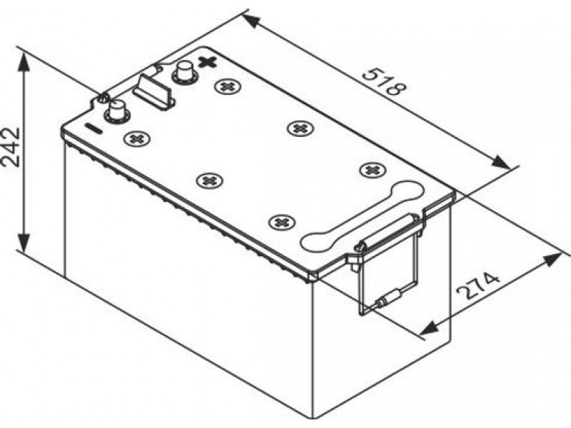Μπαταρία BOSCH TA080 START-STOP 210AH 1200A (EN)