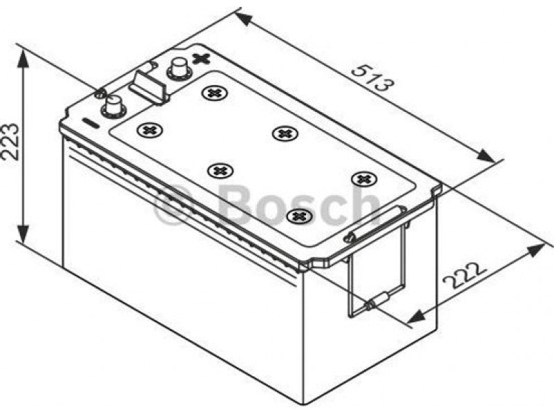 Μπαταρία BOSCH TE 077 START-STOP 190AH 1050A (EN)